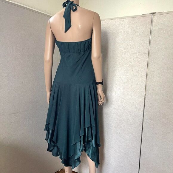 Chris McLaughlin dress size 10 Vintage dark green formal party - Picture 4 of 8
